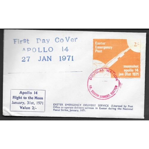 1971 POSTAL STRIKE 'EXETER POST'(DOUGLAS WATSON) (EBIDPACK4638)