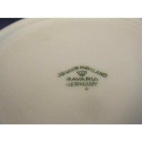 Johann Haviland Floral Splendor Bavaria Germany 6.25" Saucer Plate