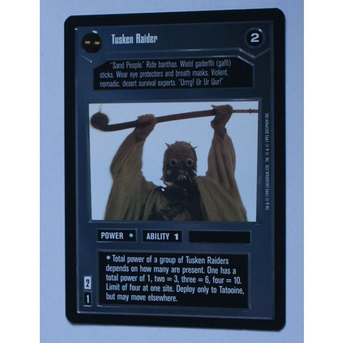 Star Wars CCG: Premier Limited # Tusken Raider (A) dark 1995 decipher