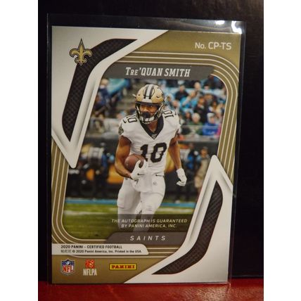 2020 Certified TRE'QUAN SMITH (Saints) Certified Potential AUTO #CP-TS 116/149