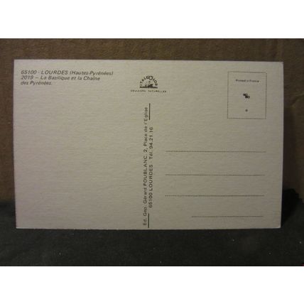 PYRENEES, LOURDES, FRANCE unused postcard =