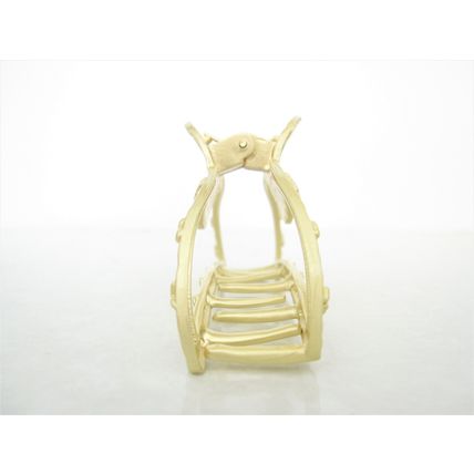 Gold or silver global map metal hair claw clip jaw clip