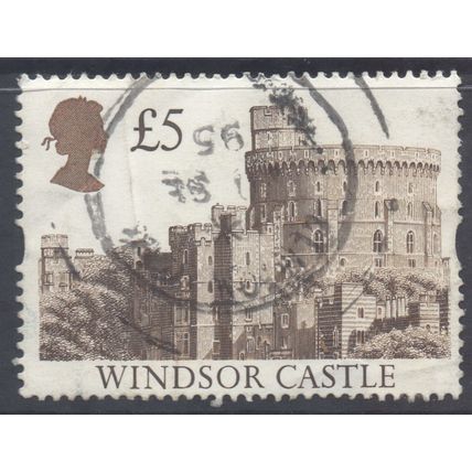 GB Scott 1448 - SG1614, 1992 Elizabeth II £5 Gold Head Castle used