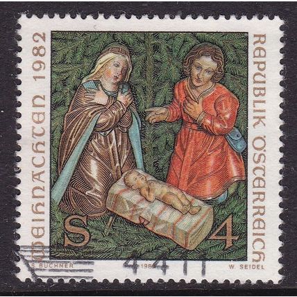Austria 1982 Christmas Fine Used SG 1949 VGC