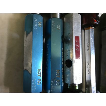 LOT PLUG GAGE GO NOGO .9015,.9030,940,945,9850,9950,9020,9040,  9150,9200,ES