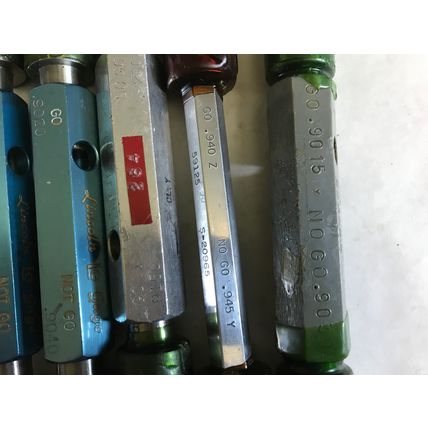LOT PLUG GAGE GO NOGO .9015,.9030,940,945,9850,9950,9020,9040,  9150,9200,ES