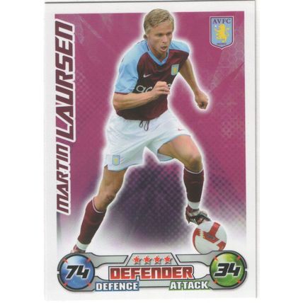 Match Attax 2008/2009 Martin Laursen Aston Villa