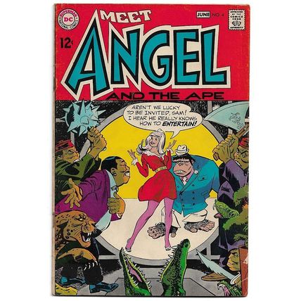 Angel And The Ape #4 (1969) *DC Comics / Silver Age / Cover Art By Bob Oksner*