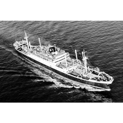pu0833 - Cargo Ship - Caledonia - print 6x4