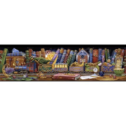 Dragon Train of Dreams XLG Diamond Art Professionally Framed 70" x 20" Beautiful