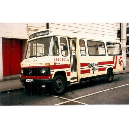 Colour Photograph of Brighton & Hove Bus & Coach Co Ltd. - C202 PCD ex Southdown