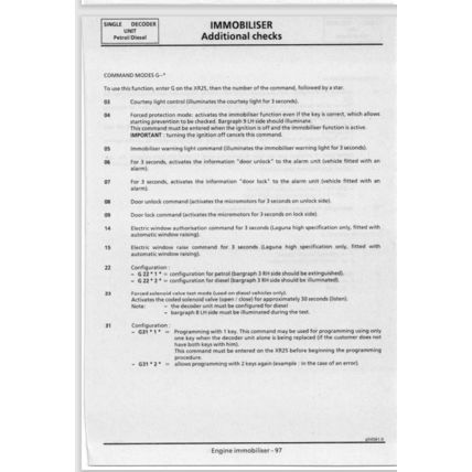 Renault Laguna Vol 2 Diag 7 Manual 1998 DIAG7 7711198317 PDF