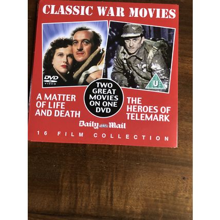 15 CLASSIC WAR FILMS ON 13 DVDs : NEW AND UNPLAYED SEE PHOTOS