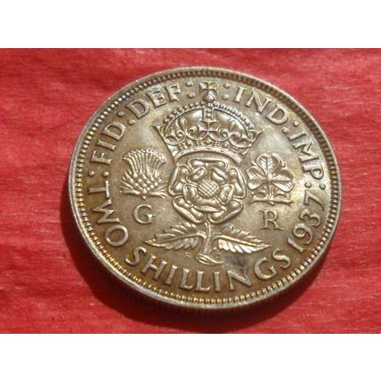 1937 George VI florin - Proof.