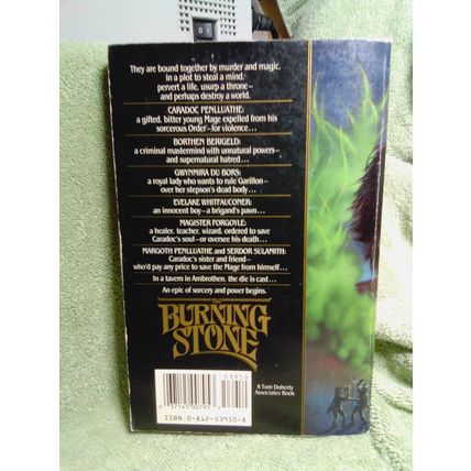The Burning Stone, by Deborah Turner Harris PBO
