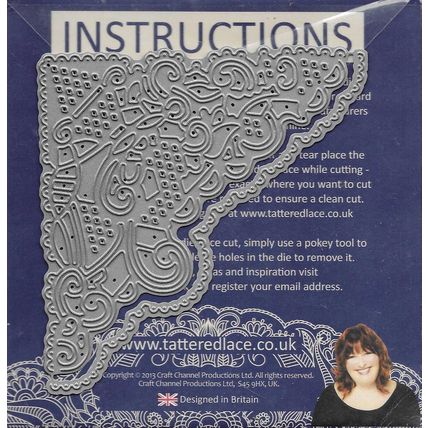 Tattered Lace. Chantilly Diamond Die Set. Die Cutting Cardmaking Scrapbooking