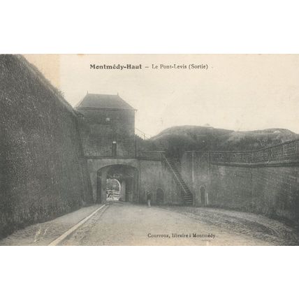 Montmedy Haut La Pont Levis Sortie Antique French Postcard