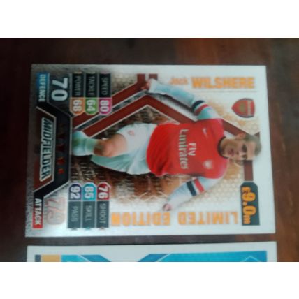 match attax 13/14 limited edition bronze jack wilshire le2