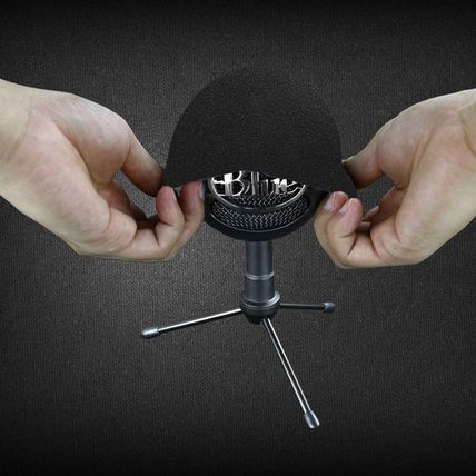 Blue Snowball Pop Filter Windscreen - Professional Snowball Ice Mic Foam Wind