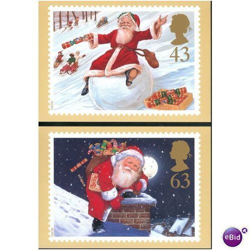 GB PHQ's mint set 1997 - Christmas Crackers - 150th Ann