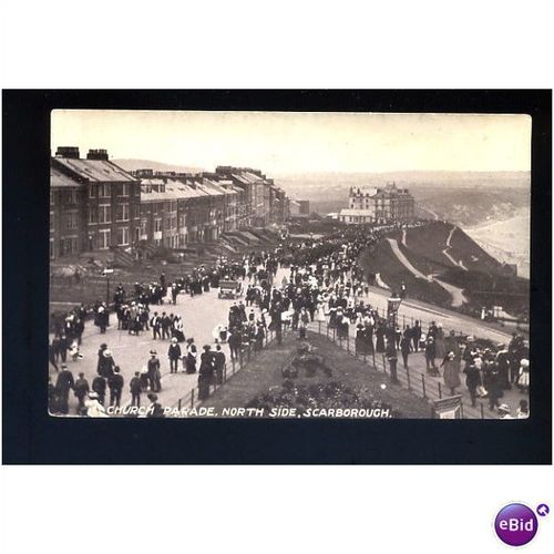 Yorkshire SCARBOROUGH Church Parade Postcard by Dennis (P6769)