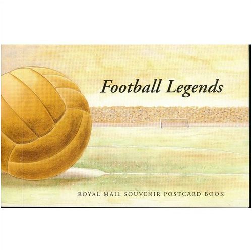 GB PC - Football Legends - Royal Mail Souviner Postcard Book (Complete)