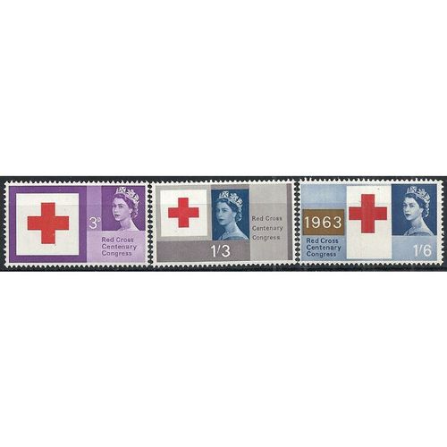 1963 Red Cross SG642-644 Unmounted Mint .. .
