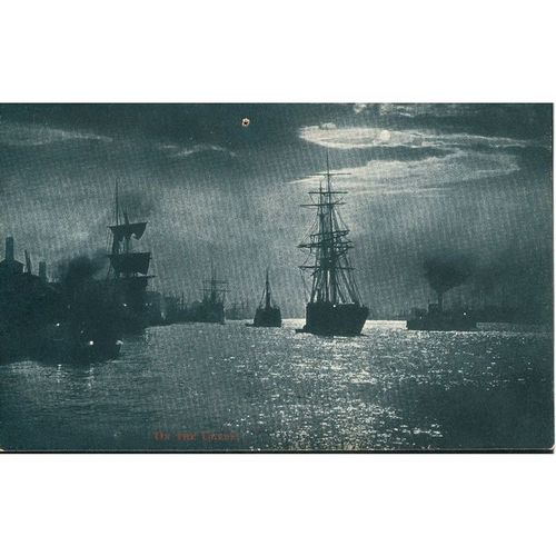 Vintage Valentine's Postcard - On The Clyde, Ayrshire, Scotland - c1900
