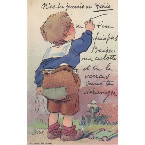 CARTE POSTALE - A systèmes - PARIS