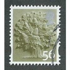 ENGLAND 56P 'OAK TREE' (EN14) FINE USED (EBID38-079)