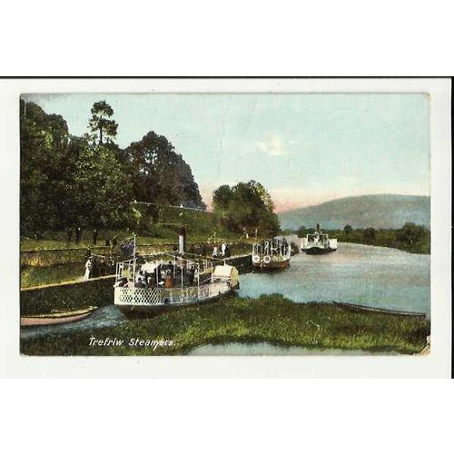 Wales TREFRIW Steamers Postcard by Lonsdale (10)