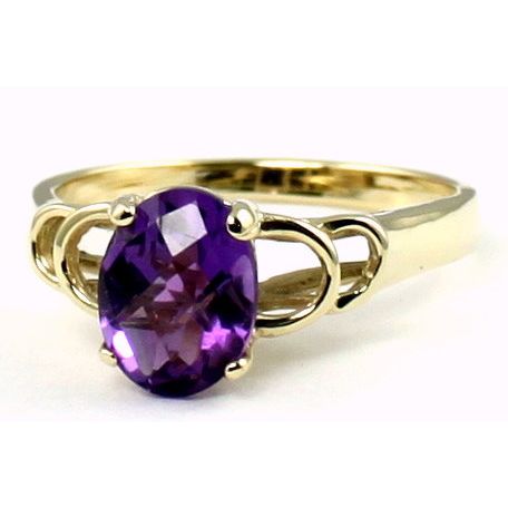 Amethyst, 10KY Gold Ring, R300