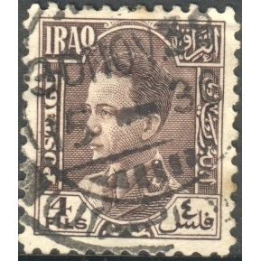 Iraq 1934 - SG175 - 4f purple - King Ghazi - used