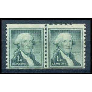 1054 1c George Washington Barely Clears MNG CLP Partial # W1330