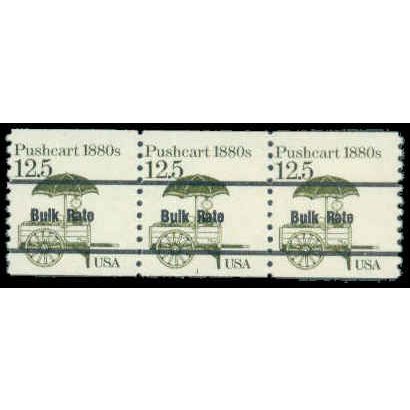 2133a 12.5c Pushcart Fine MNH Dry Gum PNC 1/3 R0483