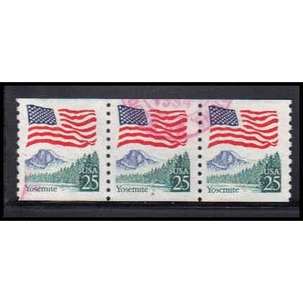 Used 2280a 25c U.S. Flag Very Fine PNC 8/3 PA2877