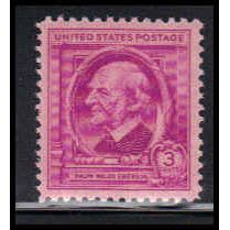 861 3c Ralph Emerson Fine Plus MNH KA2298