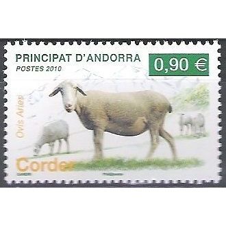 Andorre Français 2010 Michel 712 Neuf ** Cote (2010) 3.00 € Mouton