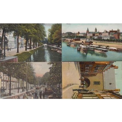 S'Gravenhage 4x Antique Postcard s