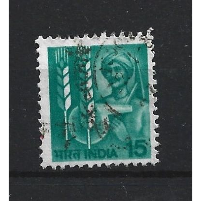 India.SG923 15p Farming and Agricultural Symbols.Fine Used.June23
