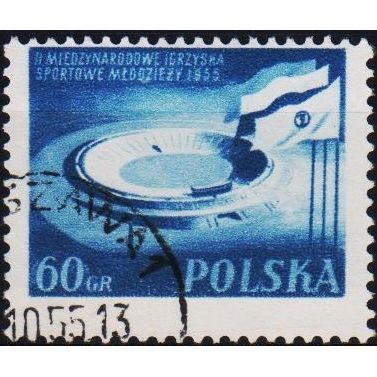 Poland. 1955 60g S.G.941 Used