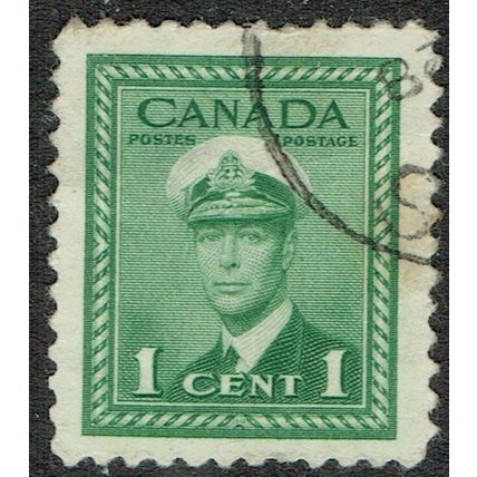 Canada 1942 War Effort 1c Green SG375 FU