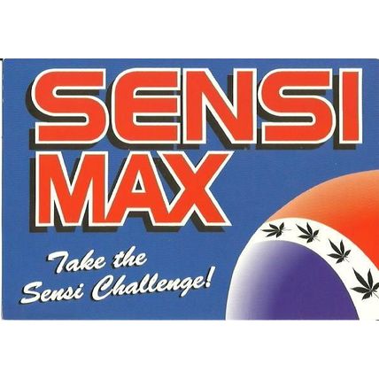 Advertising SENSI MAX Postcard (hedd shop MJ725)