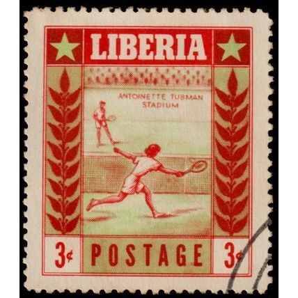 Liberia 1955 3c Sport Tennis EFU - SG 756