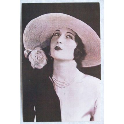 c.1980s PC Gibson Girl Hat at Hotel Astor, 1925