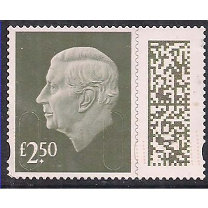 GB 2024 KC 3rd £2.50 Gooseberry Green Machin Used SG V5026 ( K218 )