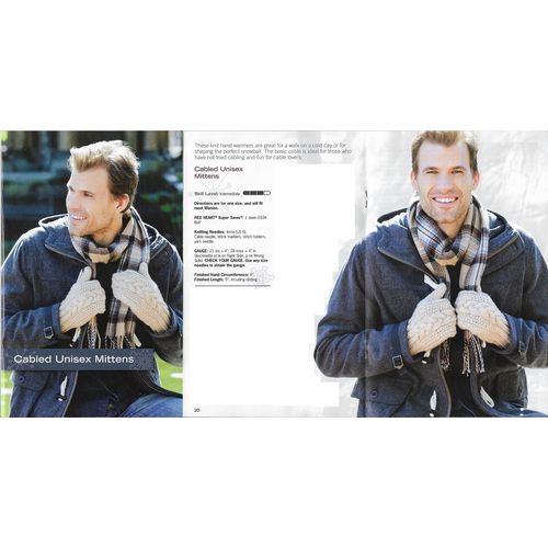 Red Heart Crochet Book J27 0033 Winter Warmers Super Saver Yarn 13 Projects
