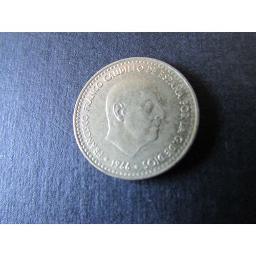 1966 SPAIN UNA PESETA FREE POST. R