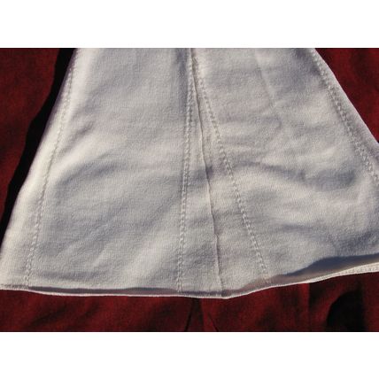 Womens Michelle Stuart 2 Pc Sweater Top Skirt 12 Cream Ivory Wool Rayon Angora