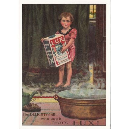 Lux Advertising Poster Postcard unused VGC